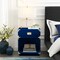 Odrini High Gloss Metal Corner Brackets Accent/Side Table/Nightstand